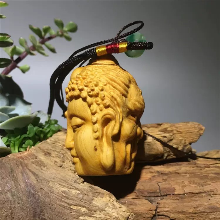 楽天市場】【普通郵便発送】 仏魔の一念 仏魔如来 柘植木 細密黄楊木彫