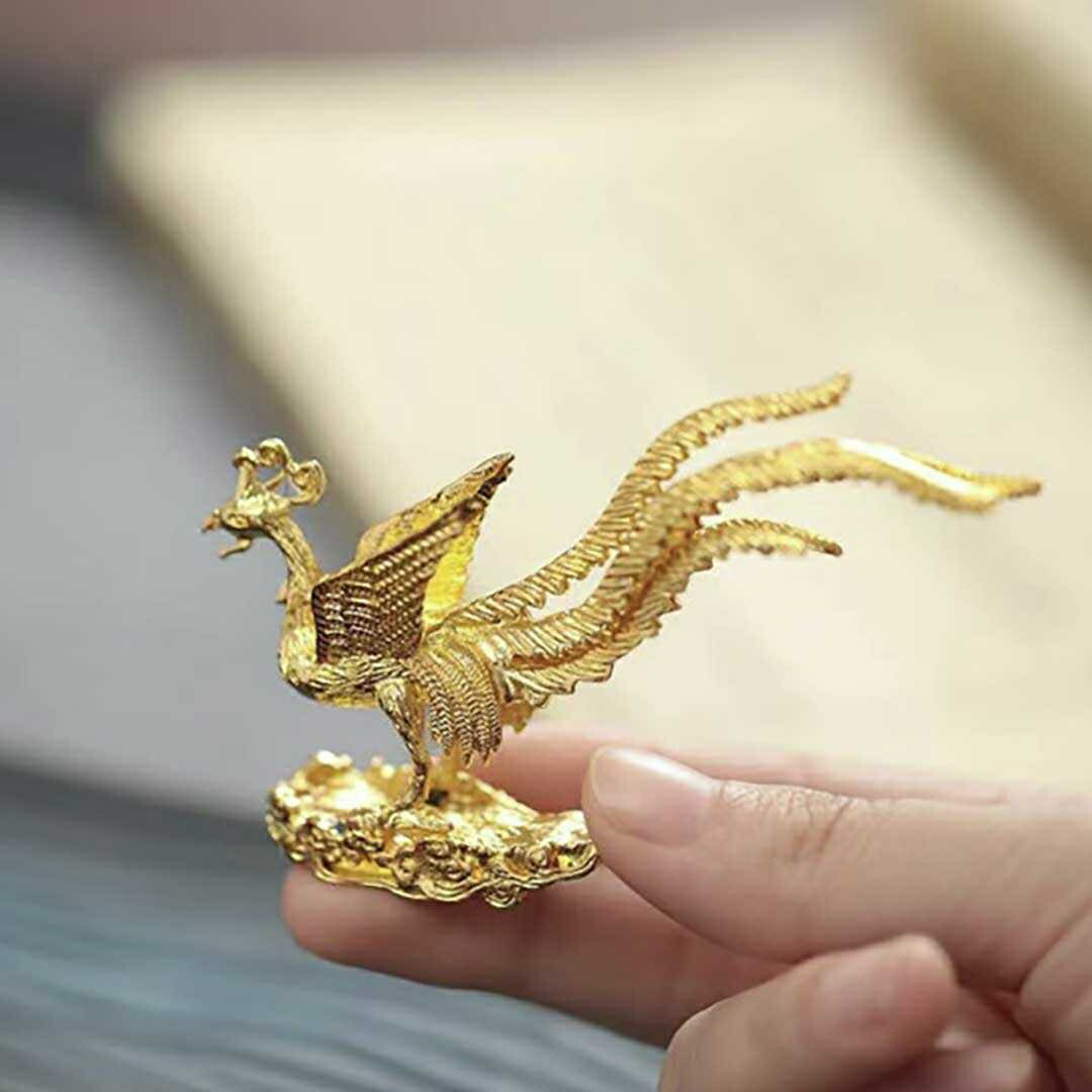 楽天市場】お香立て 鳳凰 フェニックス ゴールド ホワイト ミニ置物