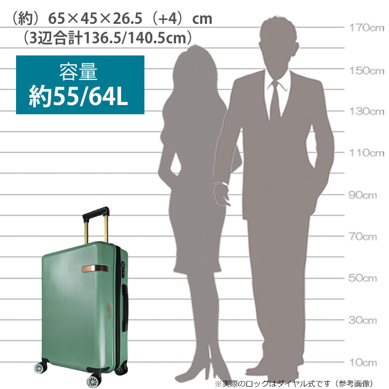 楽天市場】P10倍 JAL 鶴丸ロゴ スーツケース エキスパンダブル 容量
