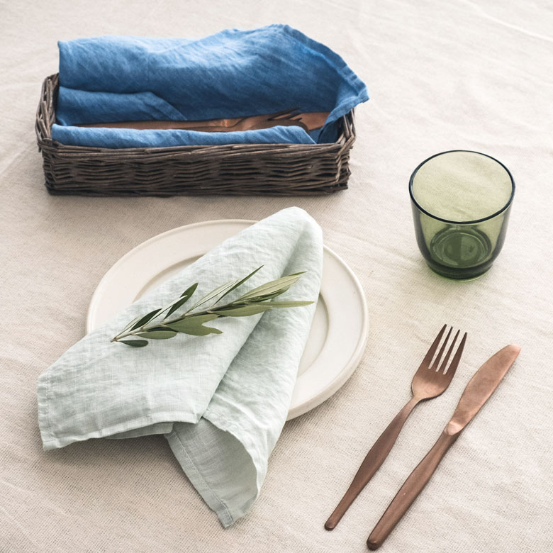 楽天市場】クロス 正方形 42×42cm リネン 無地 キッチンクロス お弁当