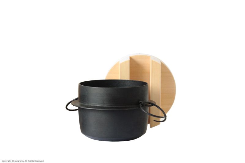 楽天市場】羽釜（飯釜）五合【釜定】 : niguramu