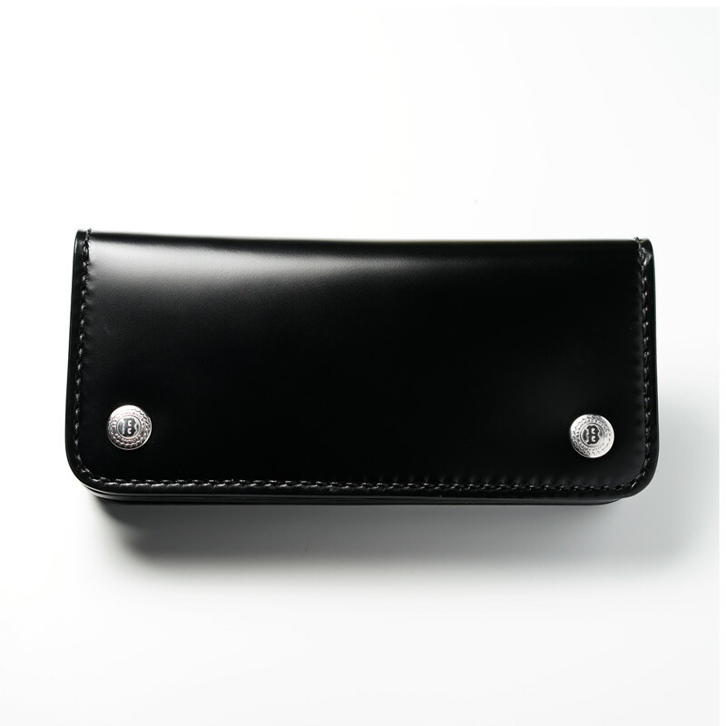 楽天市場】ロングトラッカーズウォレット コードバン 黒【長財布