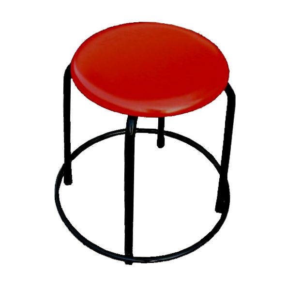 楽天市場】足掛け付き 丸イス 赤 6脚入 日本製 レッド 丸椅子 開店