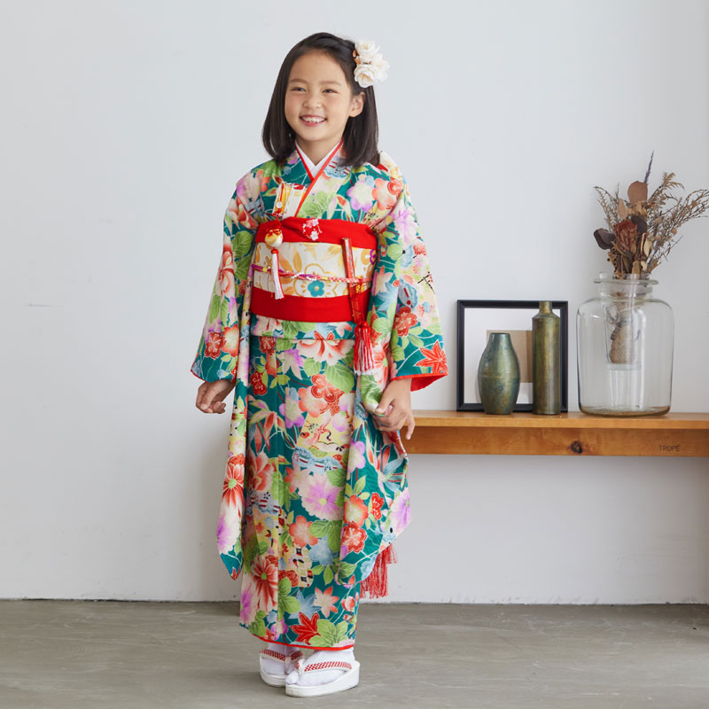 楽天市場】【レンタル】753 七五三 着物 7歳 フルセット 女の子