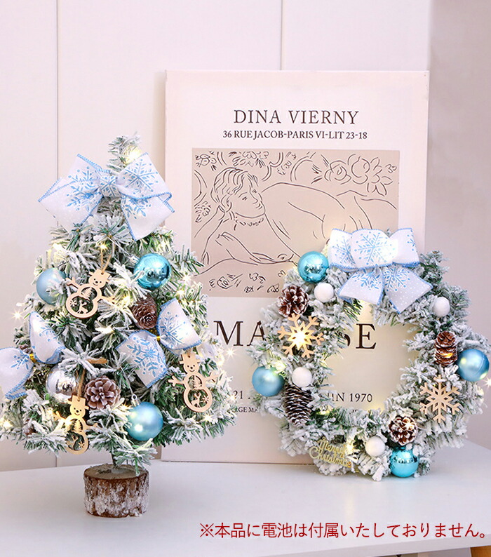 楽天市場】クリスマスリース 40cm クリスマス飾り ピンク 花輪 雪