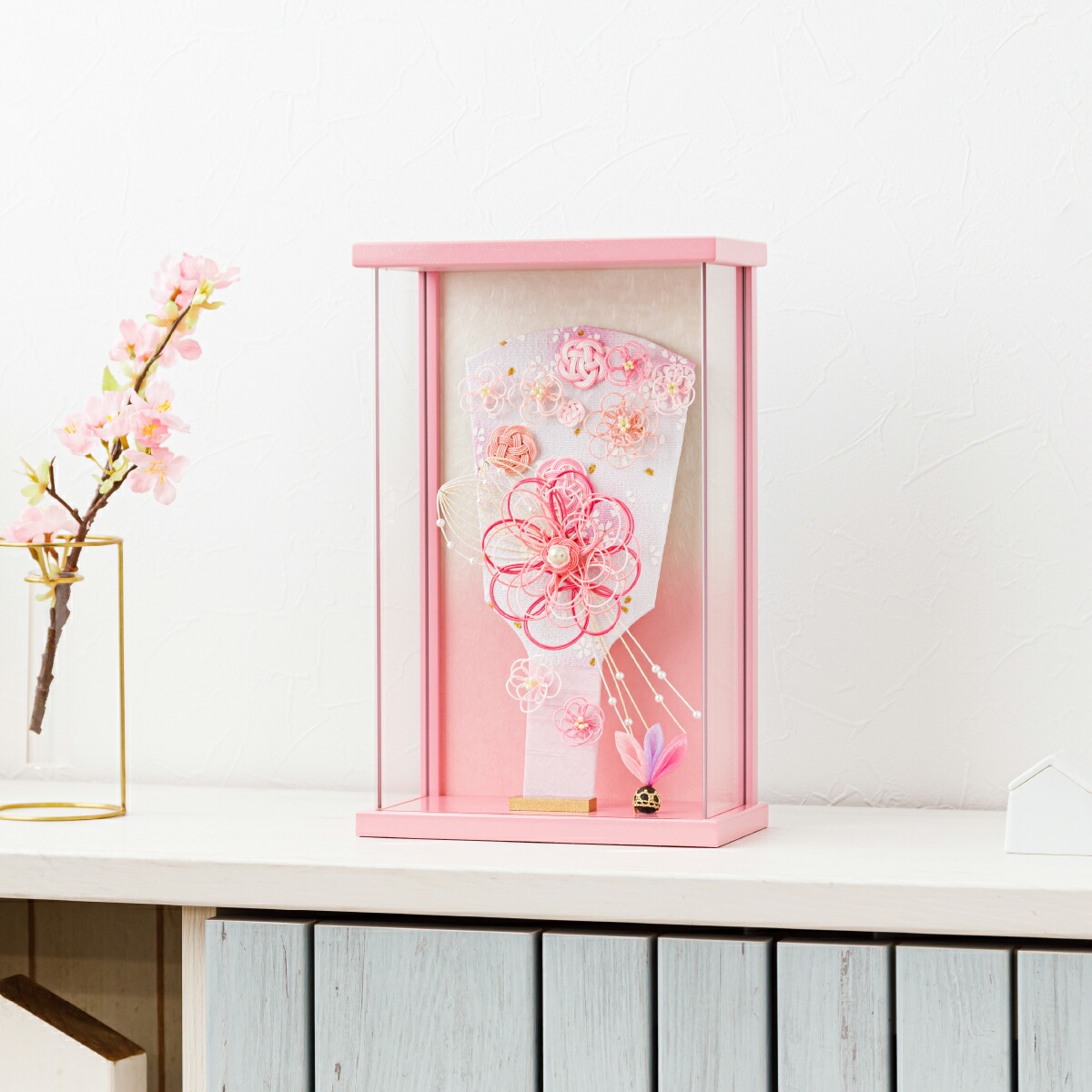 楽天市場】羽子板 初正月 コンパクト ケース飾り おしゃれ かわいい 花