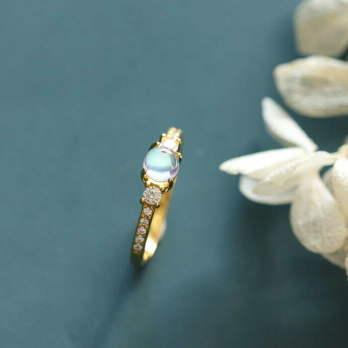 楽天市場】ムーンストーン 指輪 フリーサイズ リング 6月 誕生石 月