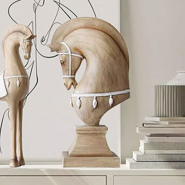 楽天市場】【 再販 】オブジェ 置物 おしゃれ 馬 動物 ロッキング