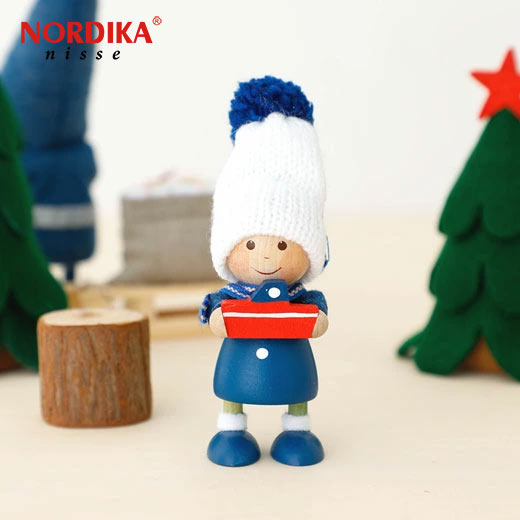 楽天市場】NORDIKA DESIGN ノルディカニッセ 人形 小舟を持った青い