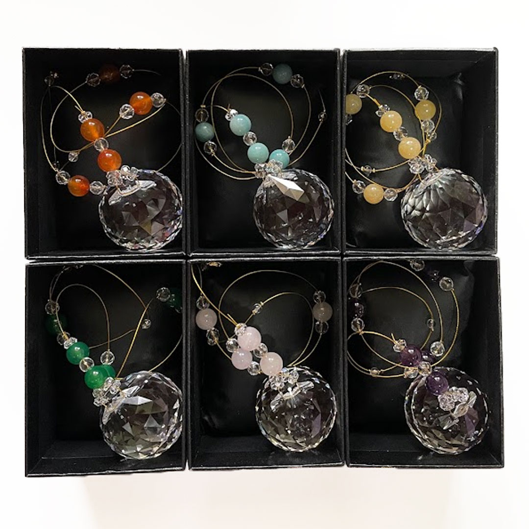 楽天市場】幸運 サンキャッチャー スワロフスキー アスフォー 風水 色