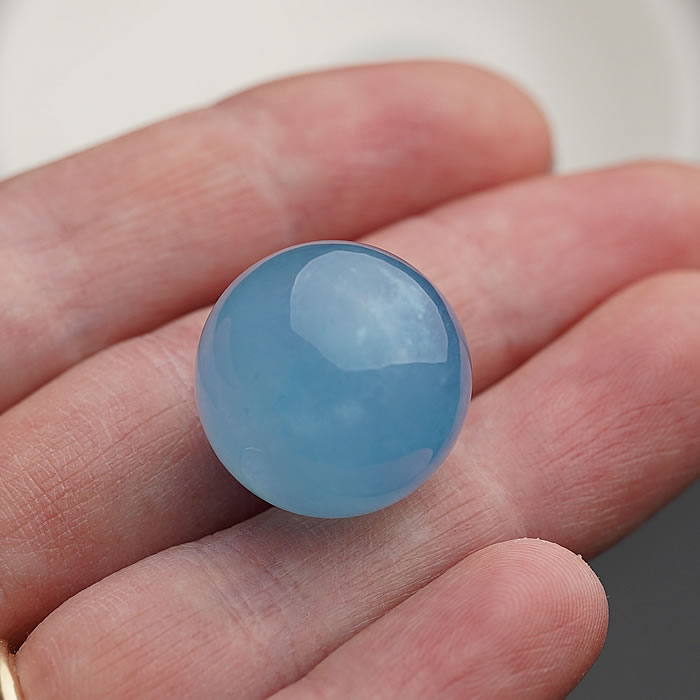 楽天市場】【高品質】【数量限定】アクアマリン 約17～19mm 丸玉