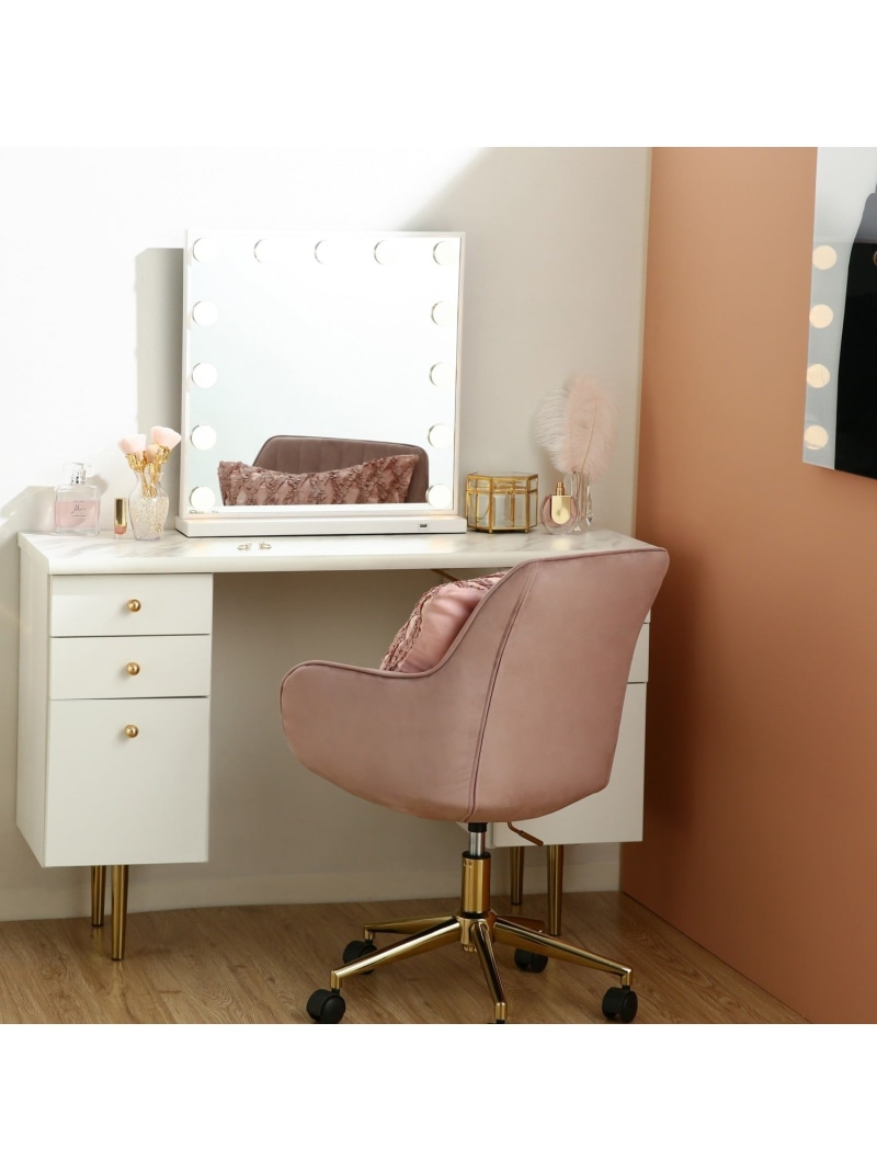 楽天市場】Francfranc エルドラド ハリウッドミラー ホワイト 調光 調