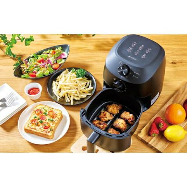 楽天市場】ノンフライ調理 ほったらかし調理電気フライヤーアル