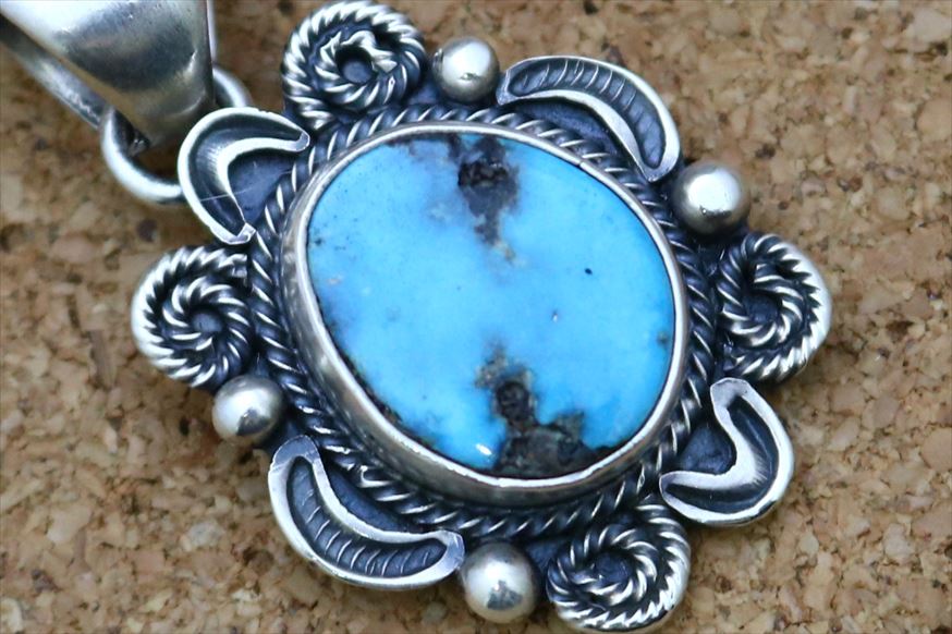 楽天市場】インディアンジュエリー ナバホ族 LK作 ターコイズ マット