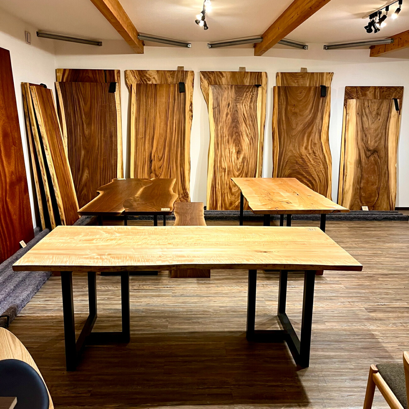 楽天市場】一枚板 ベンチ 幅120cm モンキーポッド 一枚板テーブル 1枚