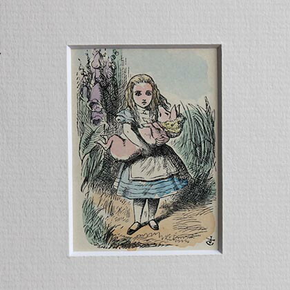楽天市場】アンティーク 額絵 Alice in the wonderland 不思議の国の