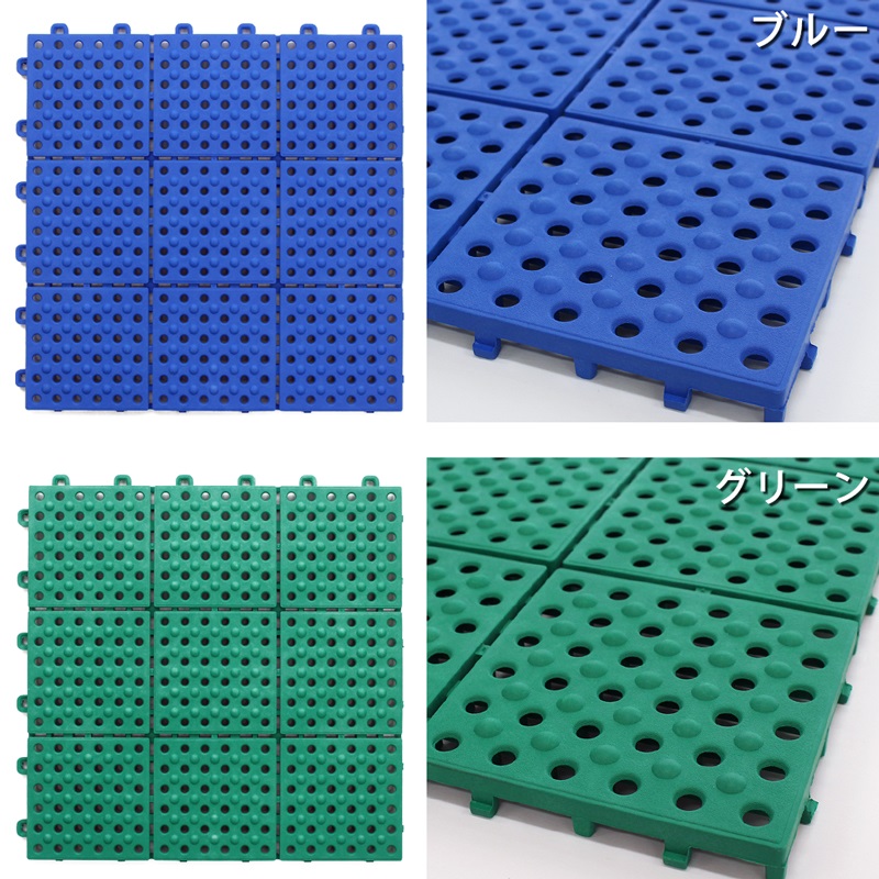 楽天市場】ベランダ ジョイントマット すのこ 防炎 抗菌 パレス