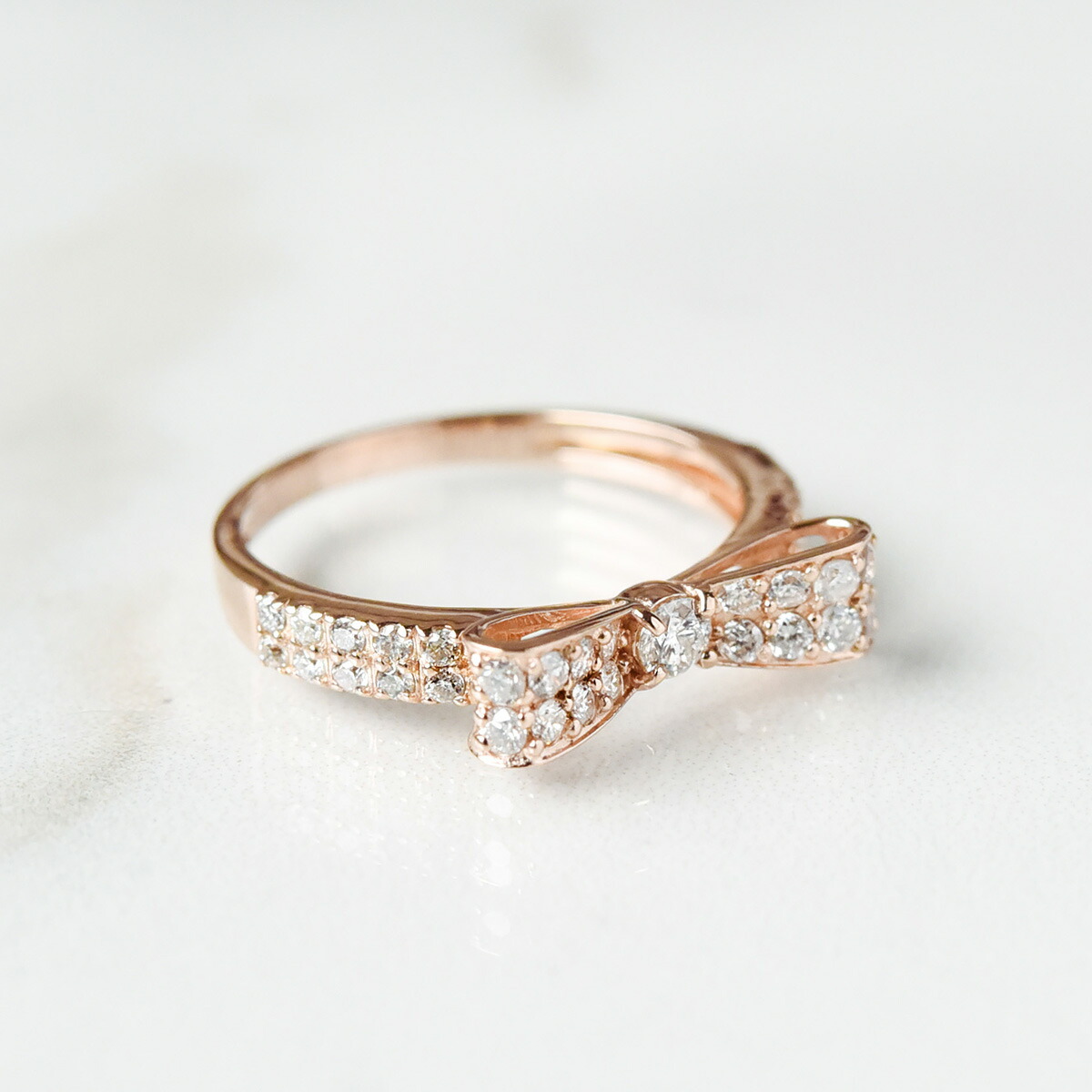 楽天市場】【5000円OFFクーポン(〜2/24 13:00)】リボンリング 幸せ