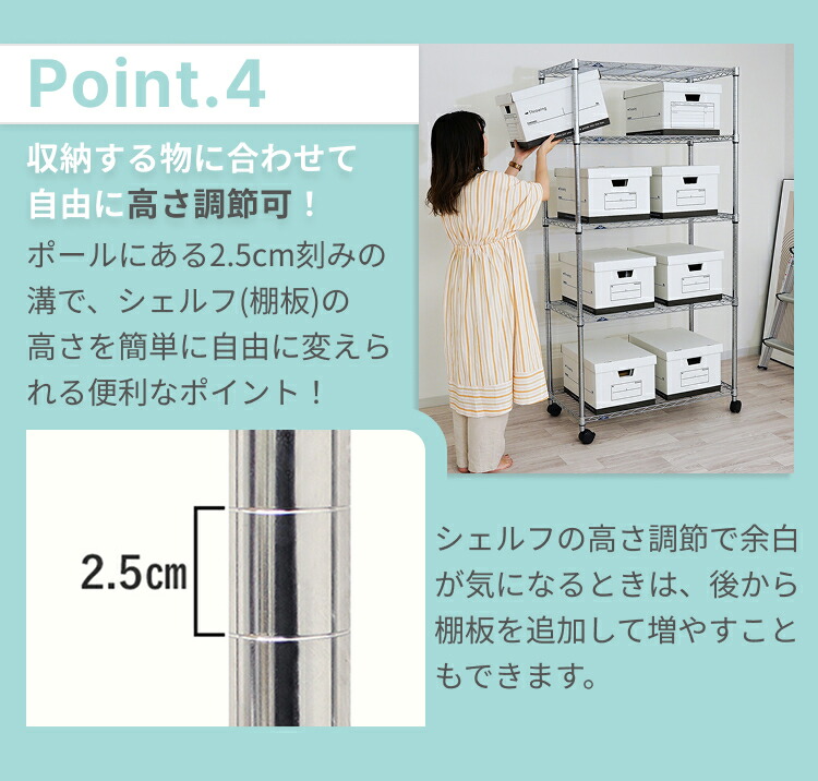 楽天市場】☆ポイント3倍☆ スチールラック ルミナス ラック 耐荷重