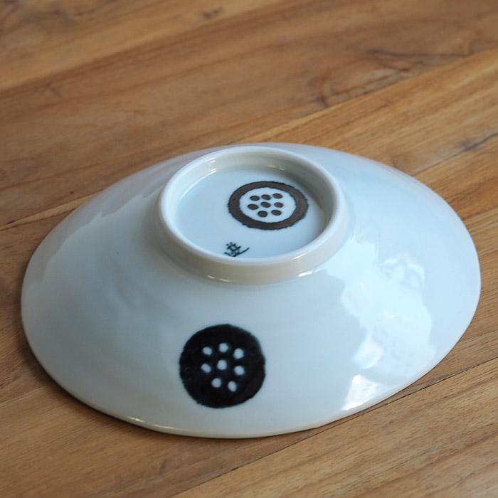 楽天市場】徳永遊心窯 黒呉須 印判 きゅうり 楕円浅鉢 / 取り皿 銘々皿