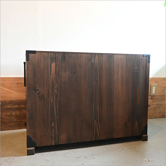 楽天市場】昭和初期 和箪笥リメイク 三段チェスト 幅83cm｜無垢材×鉄