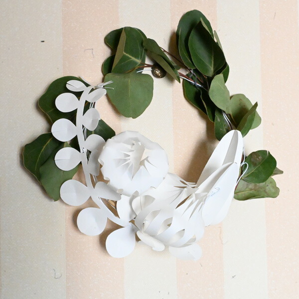 楽天市場】『ペーパークラフト 花束のキット ホワイト』 （花束