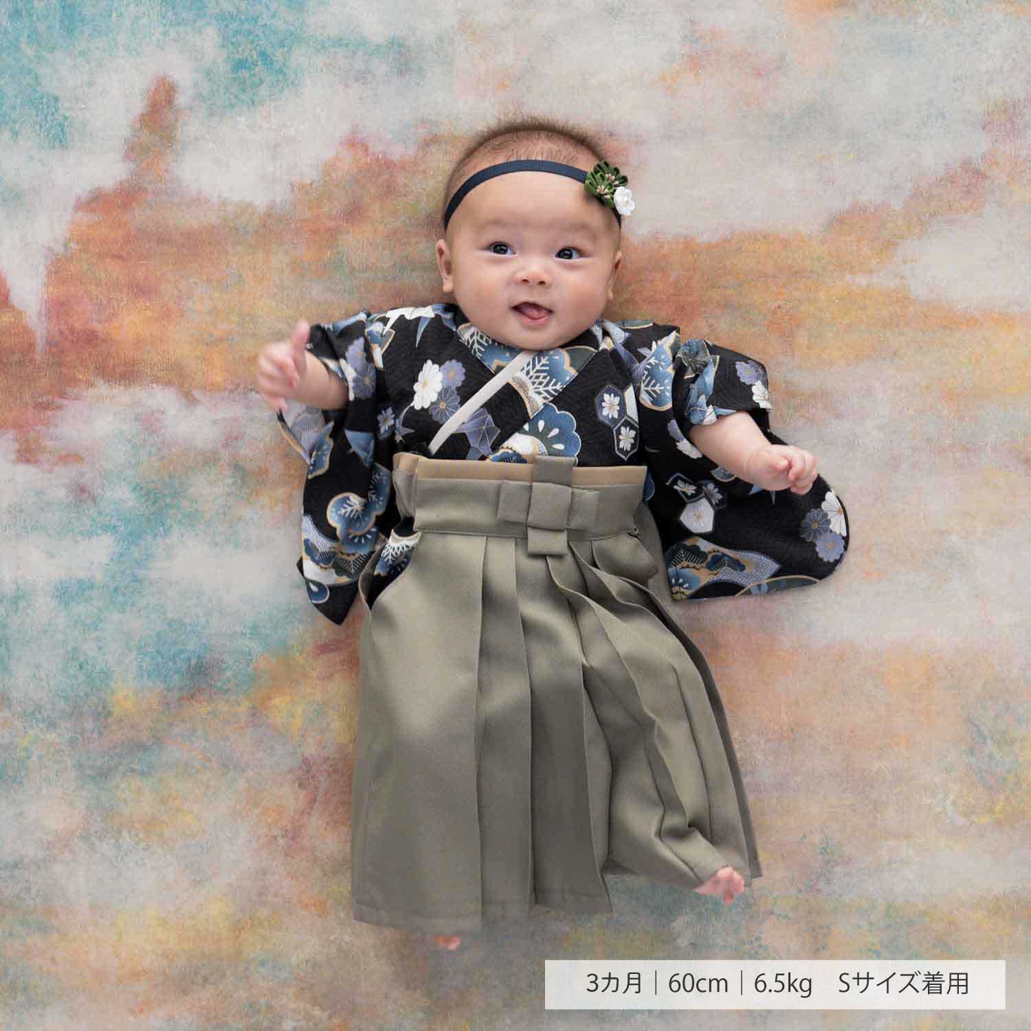 おりづる袴 男の子 ベビー袴 お食い初めや初節句の衣装に オシャレ