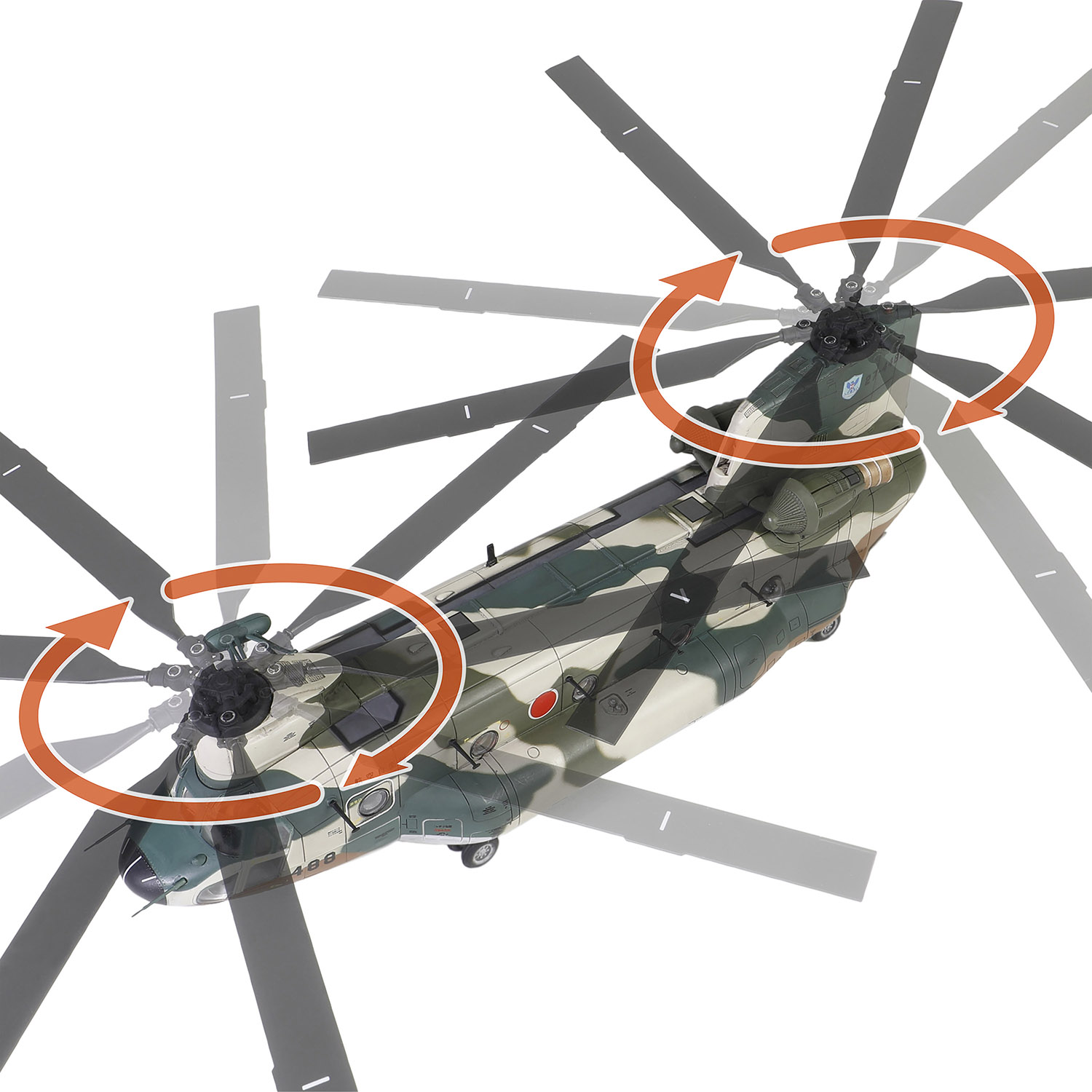 1/72 航空自衛隊 CH-47J チヌーク 航空救難団 入間ヘリコプター空輸隊