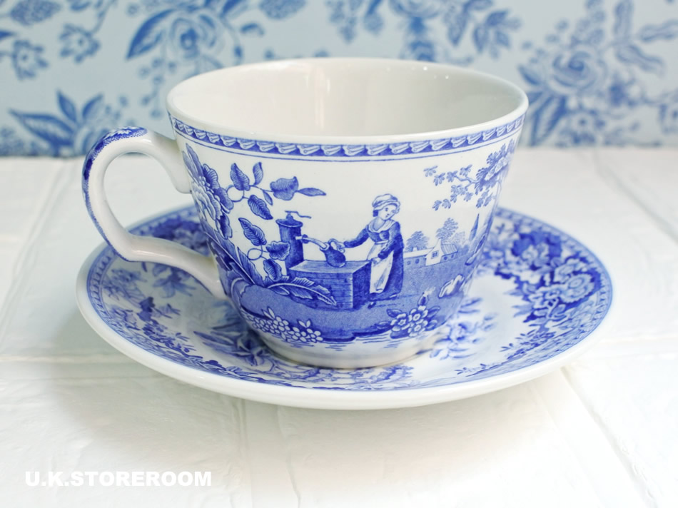 UKストアルームSPO304 Spode スポード ブルールームコレクション