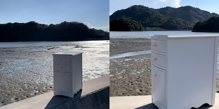 リリーホワイトファイルキャビネット / サイズ別