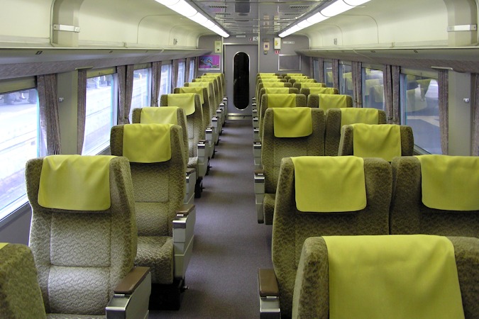 381系特急型電車（車内）