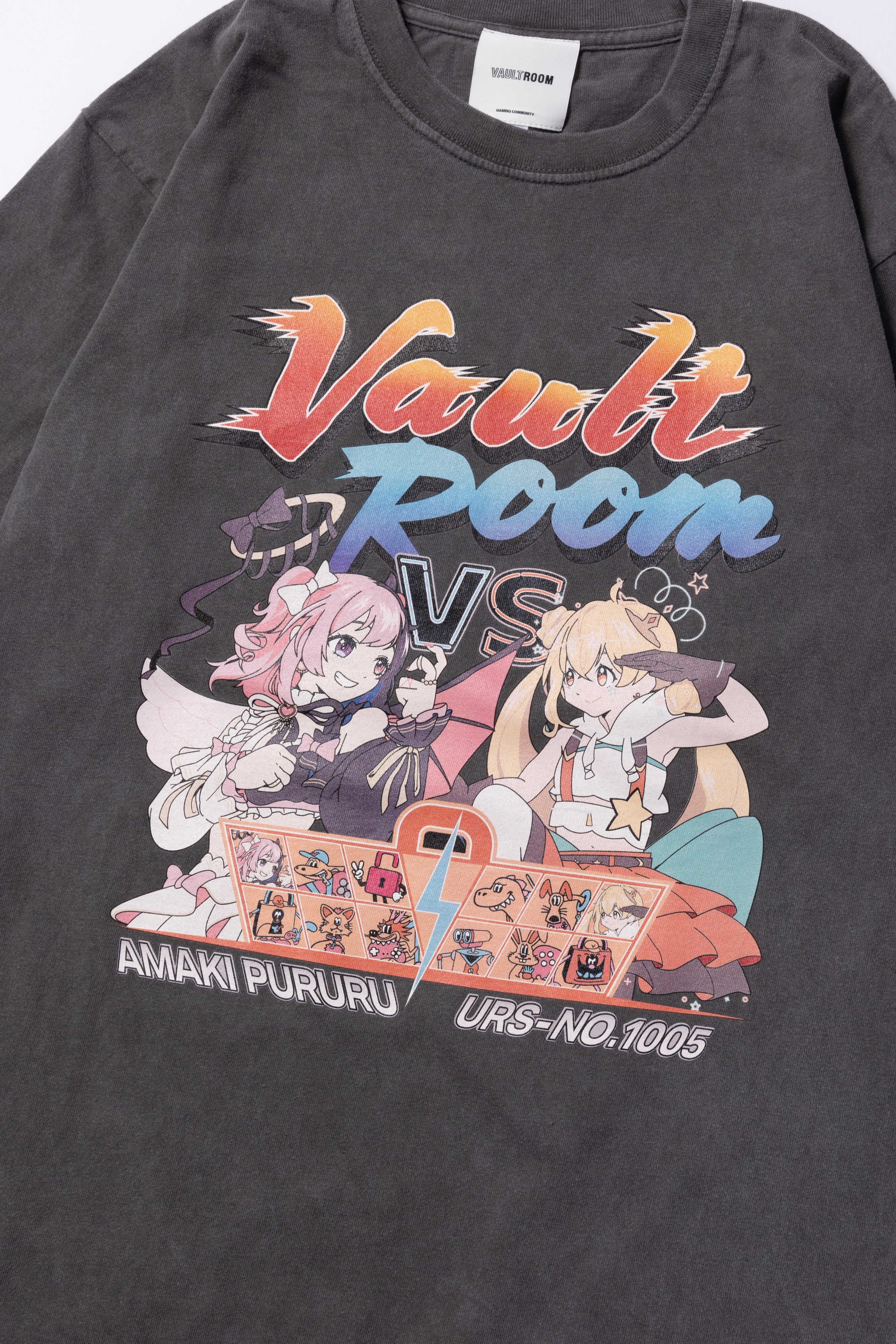 PURURU NO.1005 VERSUS TEE / CHARCOAL – VAULTROOM