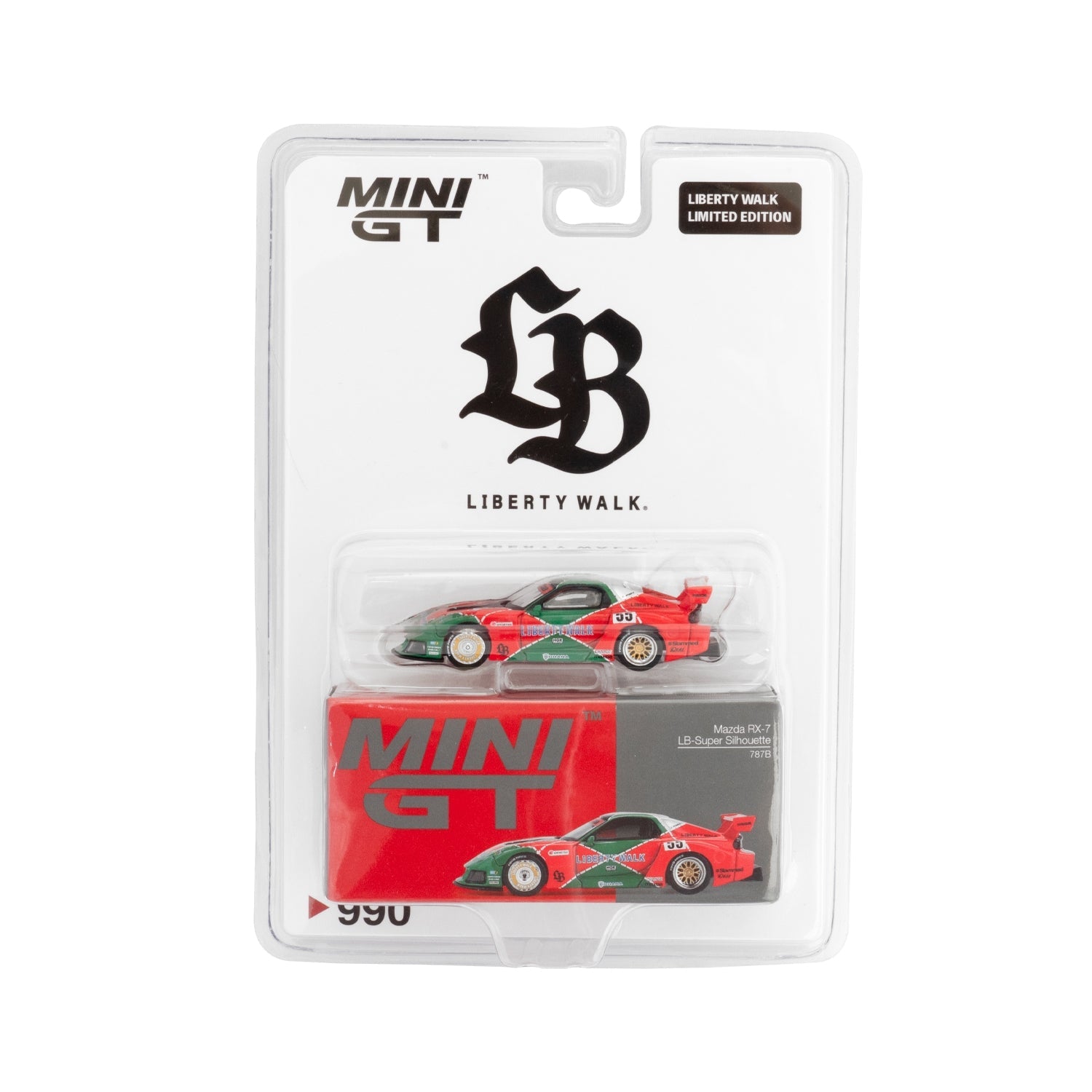 Mini GT LBWK Exclusives - Mazda RX-7 LB-Super Silhouette 787B 2024