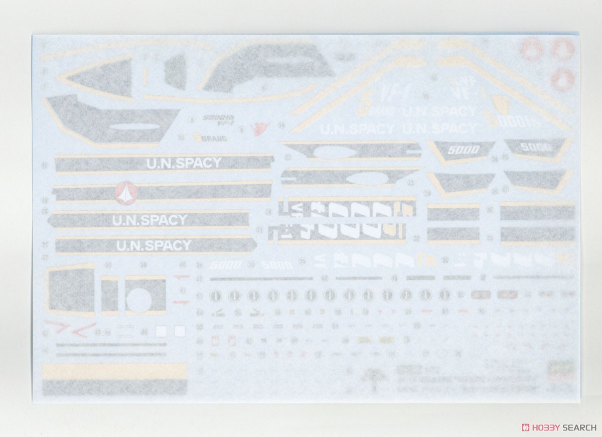 VF-1A バルキリー `生産5000機記念塗装機` (シルクスクリーンデカール