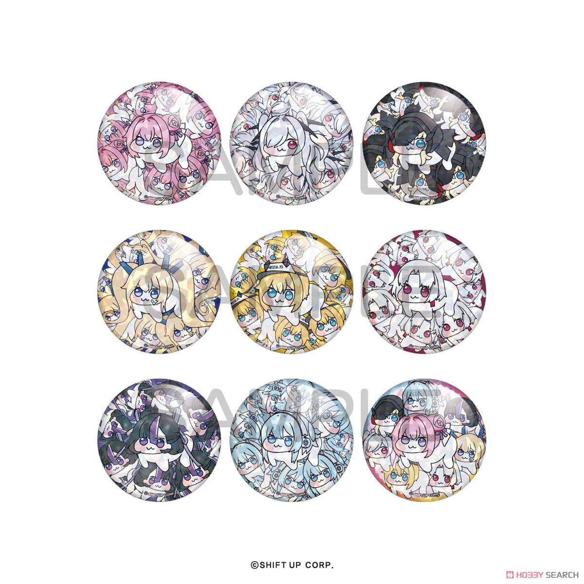 勝利の女神：NIKKE DORO缶バッジ (10個セット) (キャラクターグッズ