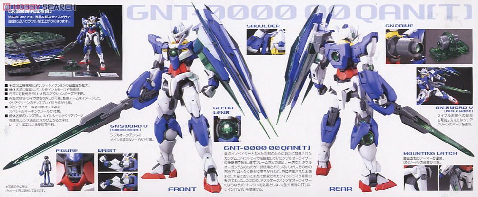 GNT-0000 ダブルオークアンタ (MG) (ガンプラ) - ホビーサーチ ガンプラ他