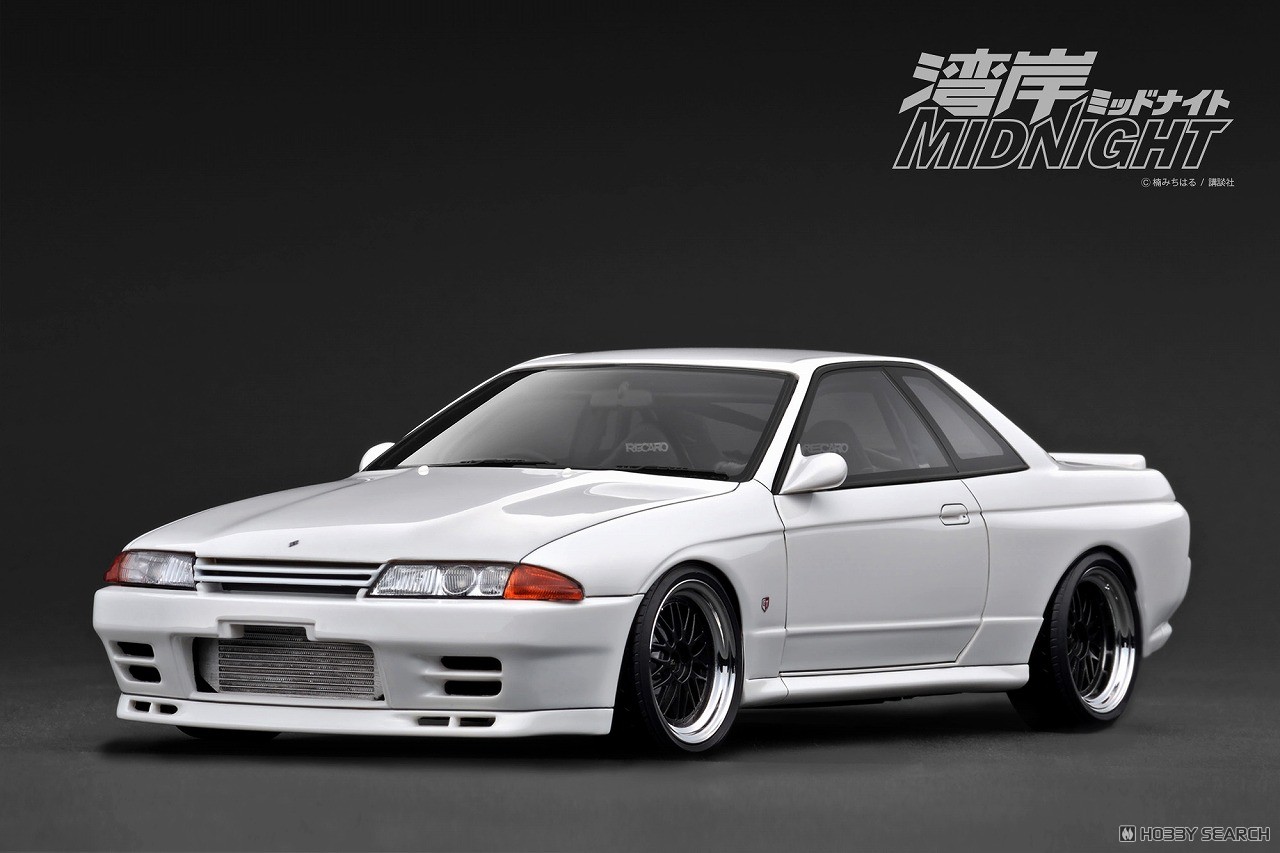 NISSAN SKYLINE GT-R (R32) White 湾岸MIDNIGHT Reina`s R (ミニカー