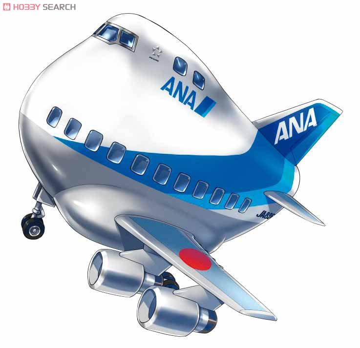ANA ボーイング 747-400D (プラモデル) - ホビーサーチ ミリタリープラモ
