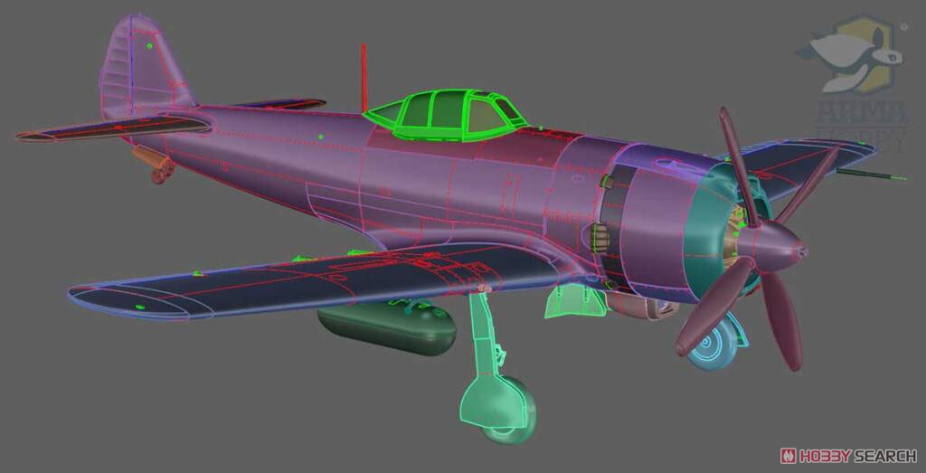 中島 キ84 四式戦闘機 疾風 「エキスパートセット」 (プラモデル