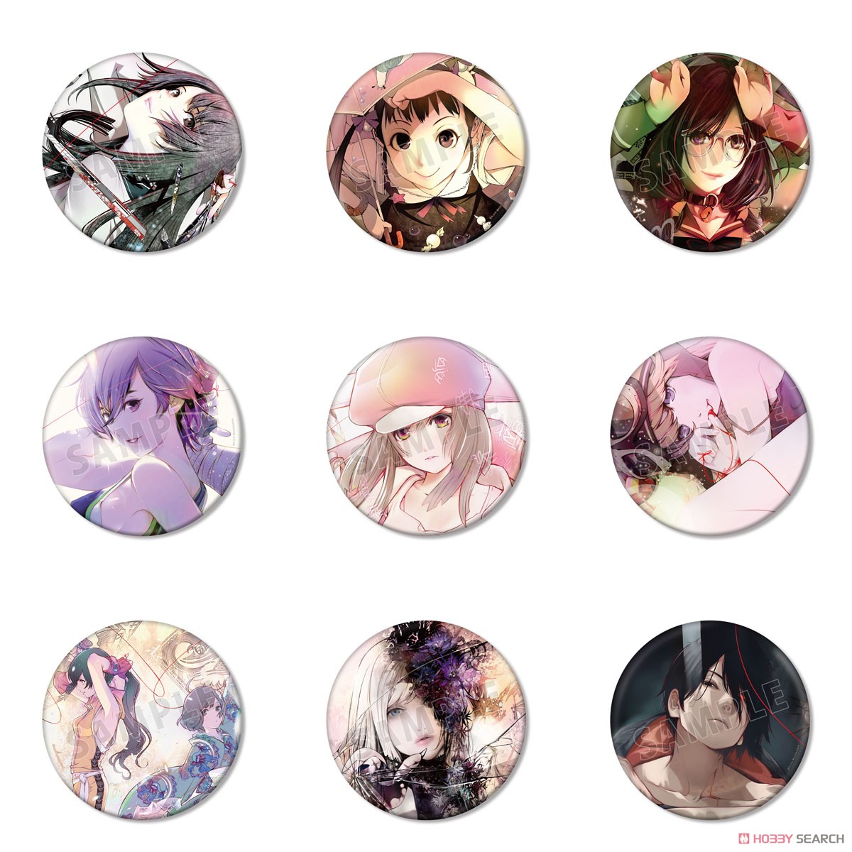 漫画『化物語』 戦場ヶ原ひたぎ BIG缶バッジ (キャラクターグッズ