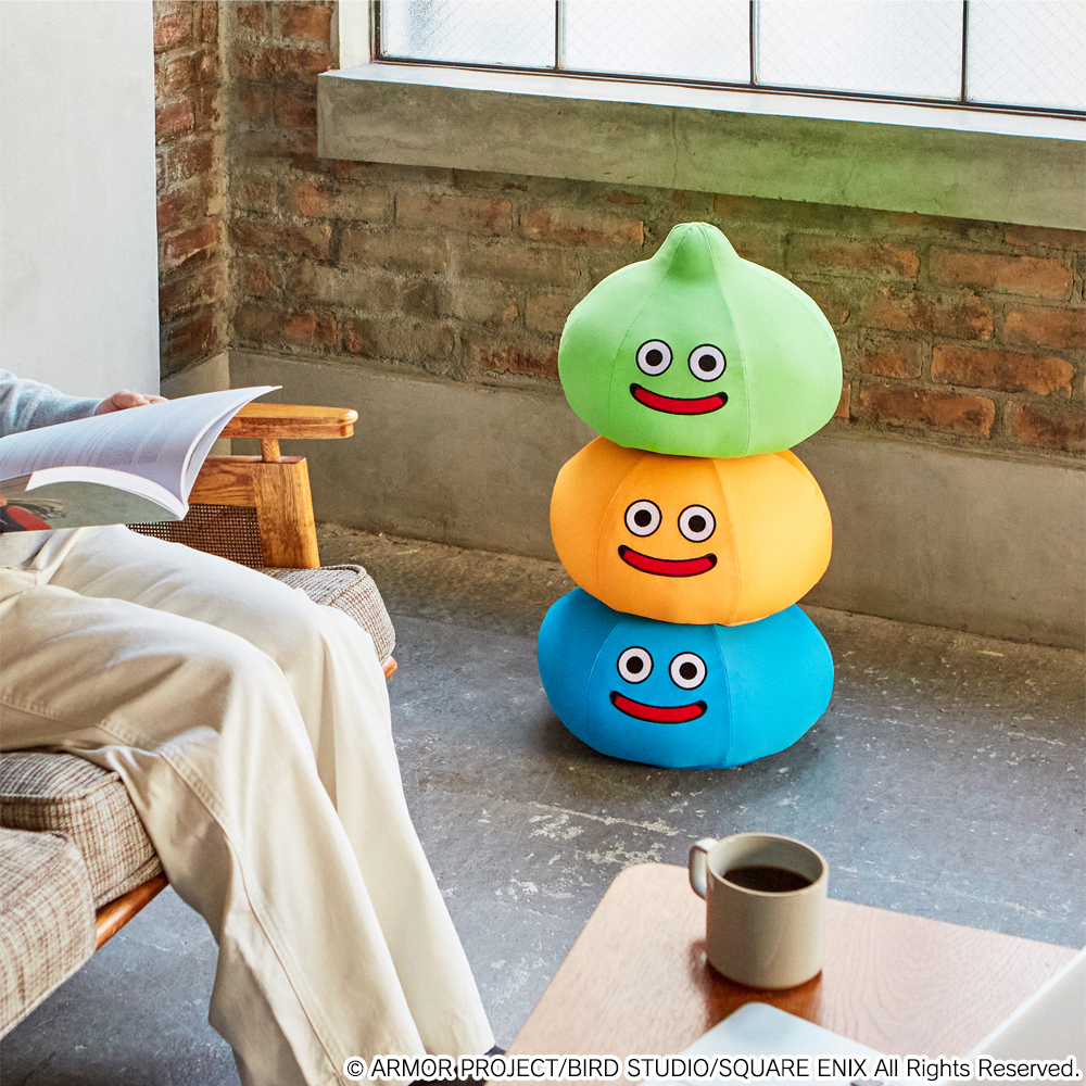 3個重ねてスライムタワー。「ドラゴンクエスト」のスライム/スライム