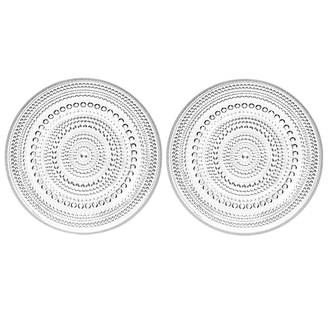 Iittala(イッタラ) カステヘルミ プレート ペア 17cm[クリア] [CONCENT