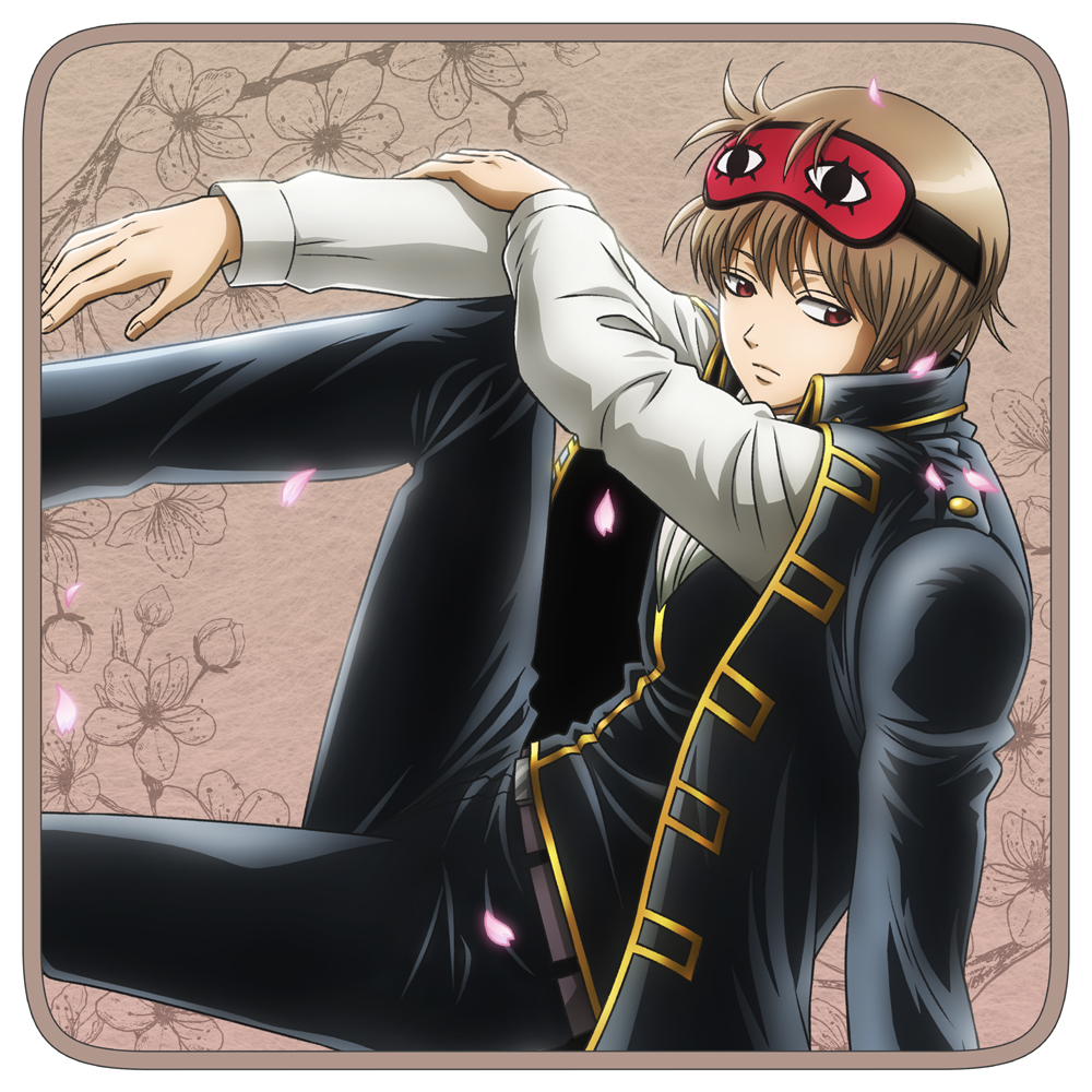 描き下ろし 坂田銀時 フルカラーハンドタオル 小窓から覗く景色Ver