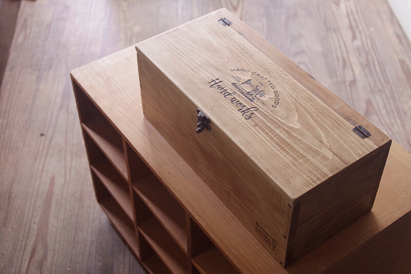 あ*ん様 アンティーク風 スライド式書類ボックス ハンドメイド あ*ん様