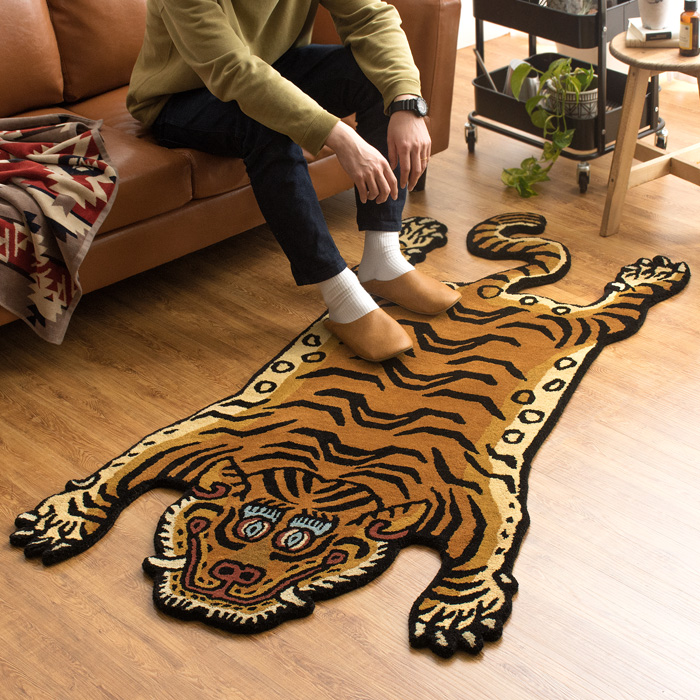 TIBETAN TIGER RUG(チベタンタイガーラグ) Mサイズ 75×130cm | 家具