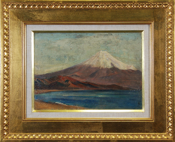 牧野虎雄 「富士」 油彩 23.4×33.0｜【Arts Ship】のむら画廊