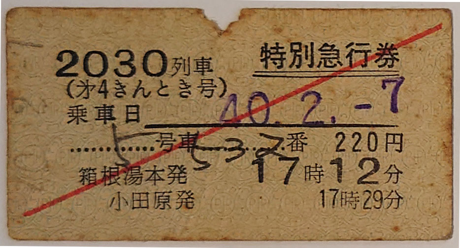 鉄道切符解説 vo.1 - 海老名で36年「ベル歯科医院」