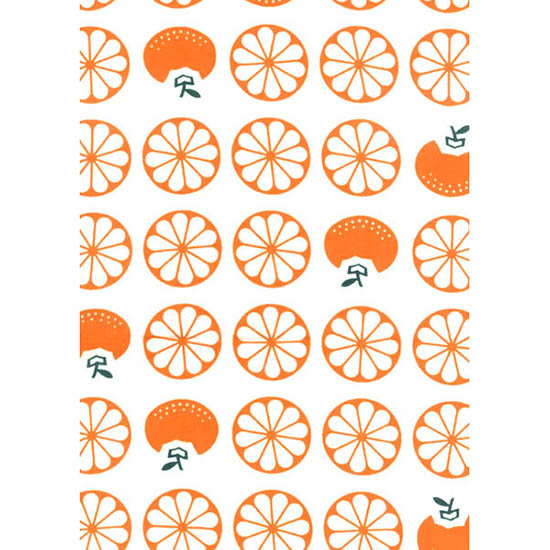 GAIAネット京佑 戸田屋商店 手ぬぐい みかん: タオル/寝具オーガニック