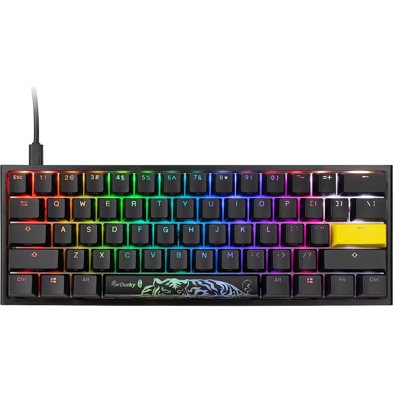 Ducky One 2 Pro mini, PBT, Cherry MX Black, Black (DKON2061ST