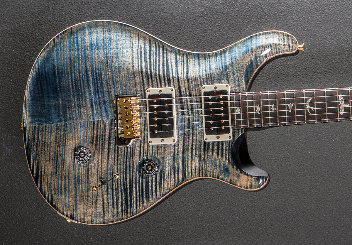 Custom 24 10 Top - Faded Whale Blue – Dave's Guitar Shop